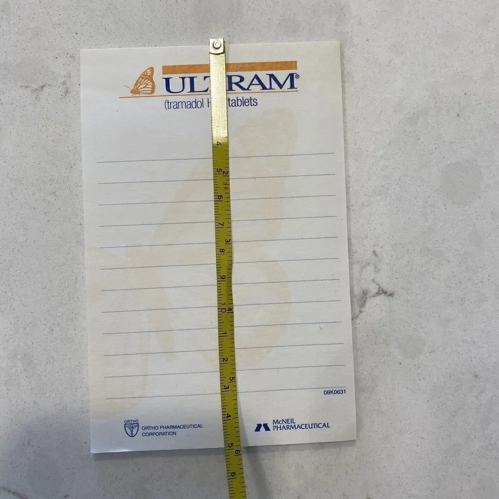 Rare Ultram McNeil‎ Drug Rep Sticky Notepad Pharmaceutical Advertising Butterfly